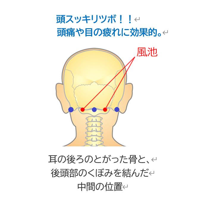 風邪の諸症状に効果的なツボ『風池(ふうち)』|麻生区,多摩区,宮前区,高津区,狛江市,在宅・訪問リハビリマッサージ
